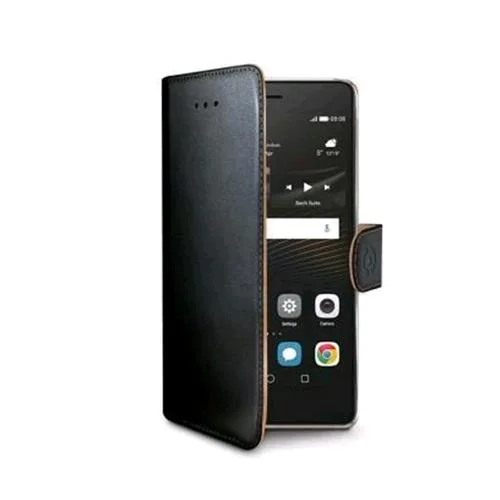 Celly Huawei P9 Lite Custodia in Ecopelle Colore Nero