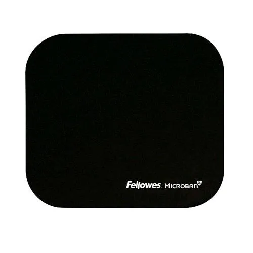 Fellowes Tappetino Mouse Microban Colore Nero