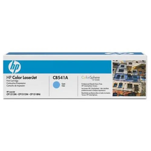 HP CB541A Toner Ciano per Laserjet CP1215-CP1515N-CM1312MFP-CM1312NFI 1.400PG (CB541A)