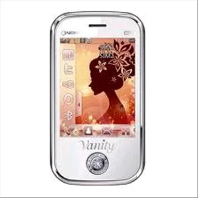 NGM Vanity Touch Dual SIM Swarovski Italia White