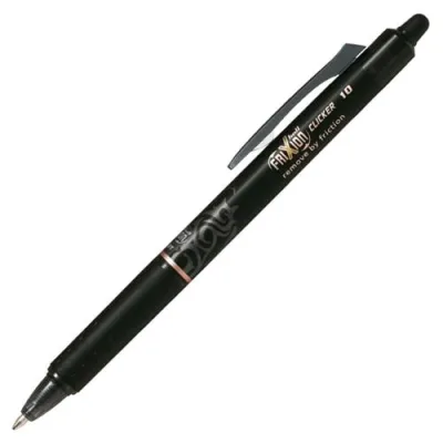 Pilot Frixion Clicker Penna a Sfera a Scatto Cancellabile 1 mm Colore Nero Conf. 12 Pz.