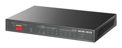 SWITCH 10P GIGABIT RACK\DESK 8P PO 8?GIGABIT POE+ 2?GIGABIT NON POE