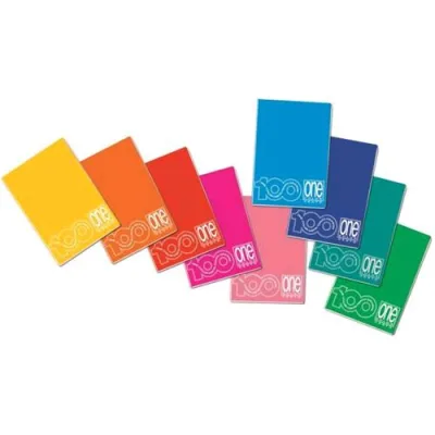 Blasetti Maxi One Color Quaderno A4 100g Quadretti 10F 19 Fogi Conf 10 Pz.