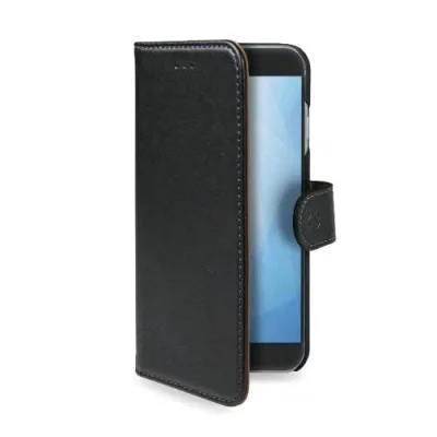 Celly Huawei Y5II Custodia a Portafoglio Similpelle Flap Magnetico Nero