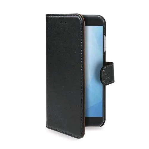 Celly Huawei Y5II Custodia a Portafoglio Similpelle Flap Magnetico Nero