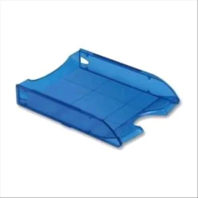Fellowes Vachetta Portacorrispondenza in Plastica MM 55X330X244 A4 Fondo Pieno Blu Trasparente