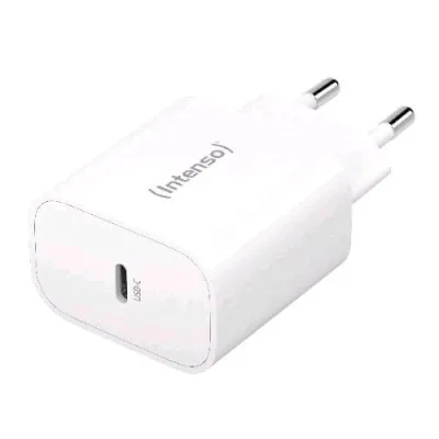 Intenso Power Adapter Caricabatterie da Rete USB-C 20 W Bianco