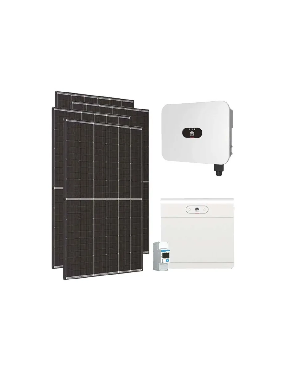 Kit fotovoltaico monofase 3600W inverter 3kW LB0 Huawei batteria al litio 7kWh LUNA2000
