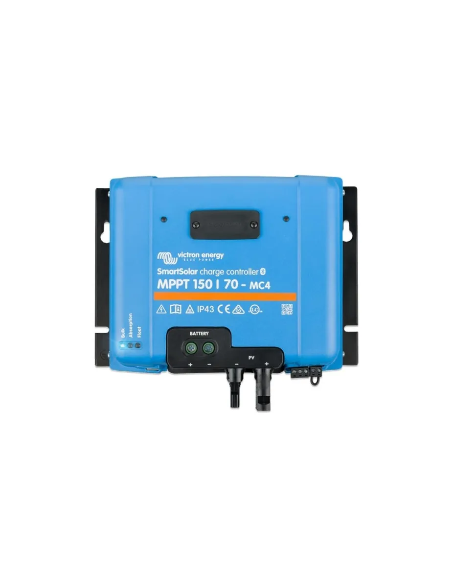 Regolatore di carica MPPT BlueSolar 150/70 150Voc 70A Victron Energy - SCC010070300