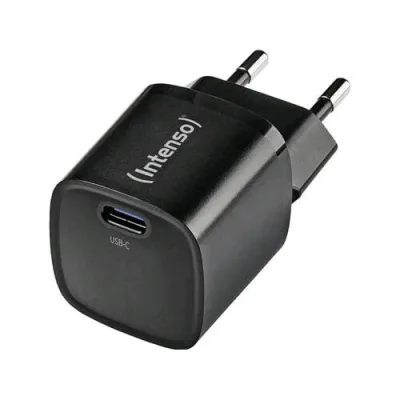 Intenso Power Adapter Caricabatterie da Tere Gan Fast Charge USB-C 30 W Nero