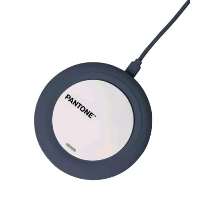 Pantone PT-WC001N Caricabatterie Wireless Qi 10W 7.5 A Blu