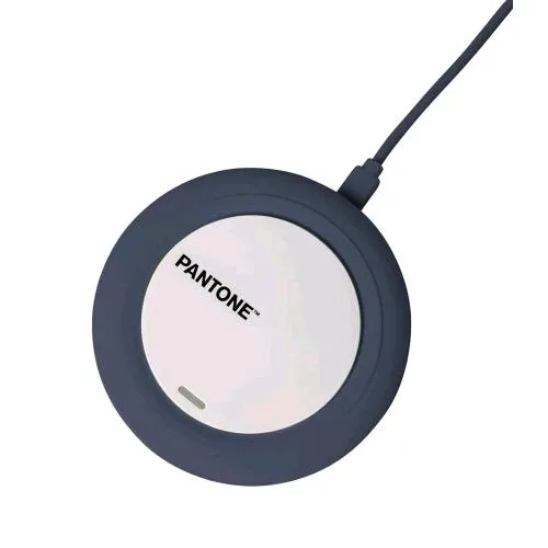 Pantone PT-WC001N Caricabatterie Wireless Qi 10W 7.5 A Blu