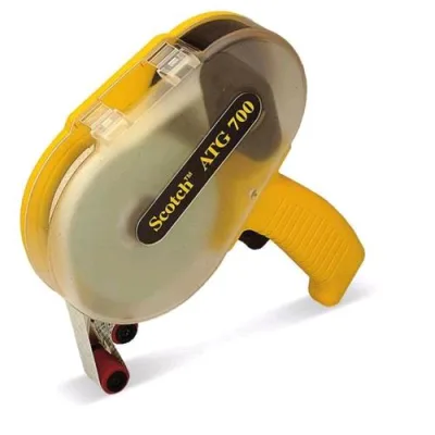 3M Dispenser Atg 700 con Impugnatura in Plastica per Nastri di Lungo Metraggio Col. Giallo+Trasparente