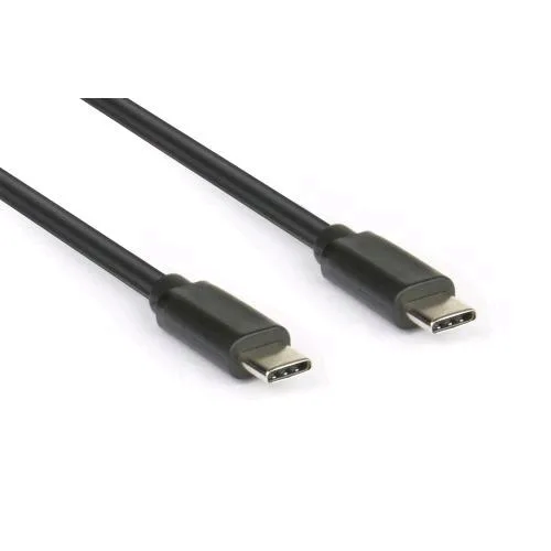 Hamlet Cavo Dati e Alimentazione da USB-C a USB-C Maschio/Maschio PD 65W 1 m Nero