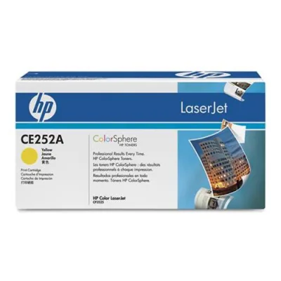 HP CE252A Toner Giallo per Stampanti Laser a Colori Garanzia Italia (CE252A)