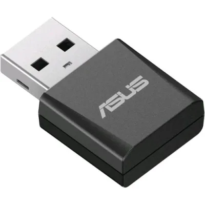 ASUS USB-BE92-Nano Adattatore di Rete USB Tri Band Wi-Fi 7 BE6500 Nero