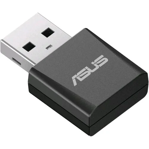 ASUS USB-BE92-Nano Adattatore di Rete USB Tri Band Wi-Fi 7 BE6500 Nero