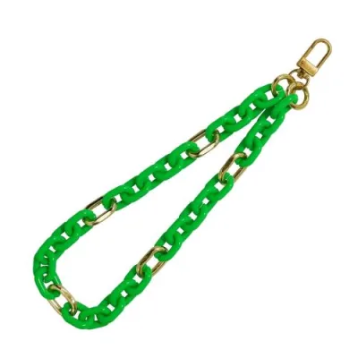 Celly Jewel Chain Catena da Polso per Smartphone Compatibile con Tutti I Telefoni Evita Cadute Accidentali Legando il Laccio al Polso Green Fluo