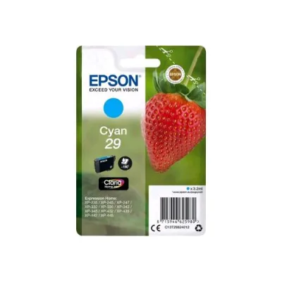 Epson 29 CARTUCCIA INCHIOSTRO CIANO 3.2 ML PER Expression Home XP-245, 247, 255, 257, 332, 342, 345, 352, 355, 435, 442, 445, 452, 455