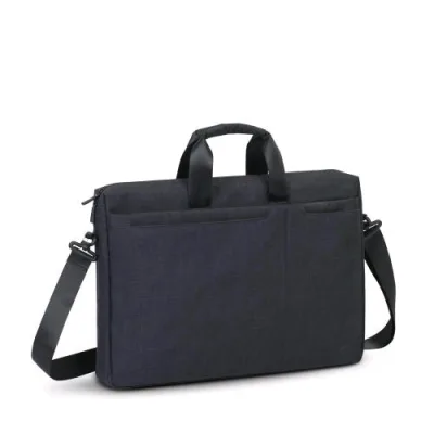 Rivacase 8355 Borsa per Notebook da 17.3" in Tessuto Nero