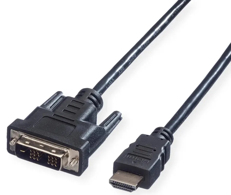 CAVO DVI-HDMI 2MT M/M 1920x1080 / 1920x1200 @60Hz
