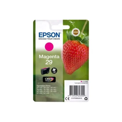 Epson 29 CARTUCCIA INCHIOSTRO MAGENTA 3.2 ML PER Expression Home XP-245, 247, 255, 257, 332, 342, 345, 352, 355, 435, 442, 445, 452, 455