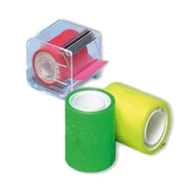 Eurocel Euromemograph Nastro Adesivo Scrivibile e Rimovibile Trasparente Col. Giallo Conf. 6 Pz.