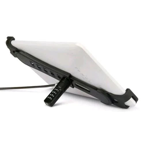 Hamlet Cavo di Sicurezza 200 cm con Frame Antifurto Universale per Tablet PC 8-11" Nero