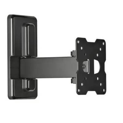 Meliconi ER100 Staffa Montaggio a Parete Peso Max 20kg Max 25" Vesa 50X50MM/Mis-D 75 (75X75 mm) Mis-D 100 (100X100 mm) Colore Nero