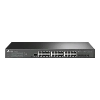 Tp-Link TL-SG3428X Jetstream Switch 24 Porte Gestito L2- 24 x 10/100/1000 + 4 x 10 Gigabit SFP+ Montabile su Rack