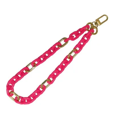Celly Jewel Chain Catena da Polso per Smartphone Compatibile con Tutti I Telefoni Evita Cadute Accidentali Legando il Laccio al Polso Pink Fluo