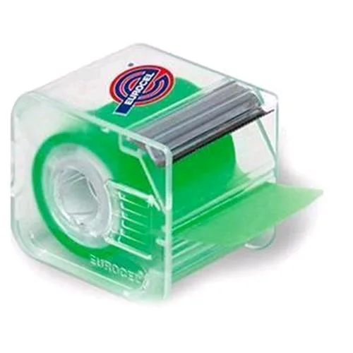 Eurocel Euromemograph Nastro Adesivo Scrivibile e Rimovibile Trasparente Col. Verde Conf. 6 Pz.