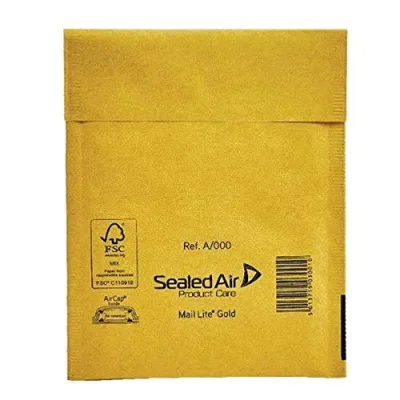 Sealed Air Mail Lite Buste Imbottite C/Strip 110X160 mm Col. Avana Conf 100 Pz.