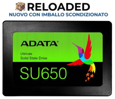 SSD 2,5 120GB SATA SU650 ADATA 6 MESI GARANZIA USATI NO SCATOLA