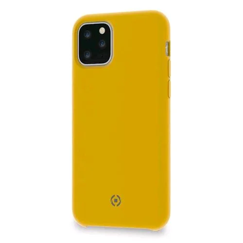 Celly Apple iPHONE 11 Cover Leaf in Tpu Colore Giallo