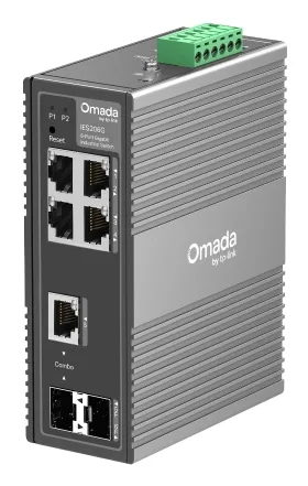SWITCH OMADA IND 6P 5RJ45 1SFP SLOT INDUSTRIAL EASY MANAGED SWITCH