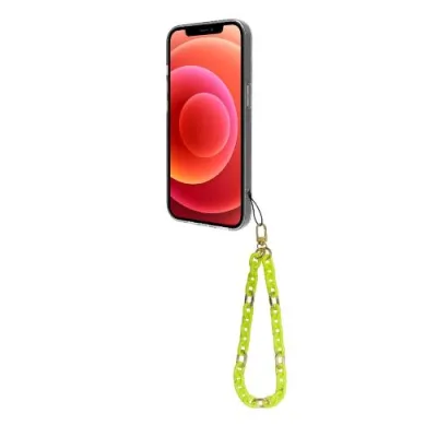 Celly Jewelchain Laccio Universale da Polso Compatibile con Tutti I Telefoni Colore Fluo