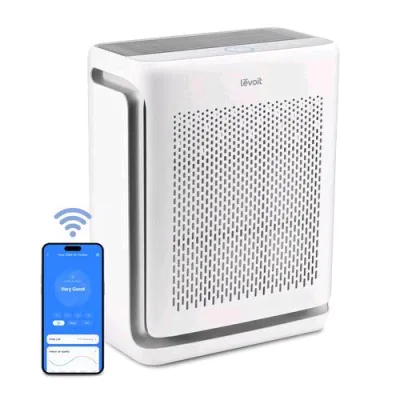 Levoit Vital 200S Pro Smart Purificatore D'aria per Ambienti fino a 88 MQ Filtrazione a 3 Stadi Controllo Tramite App Bianco
