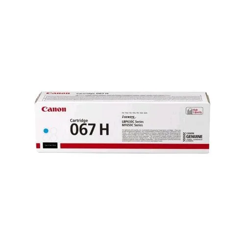 Canon 067 H Toner Ciano per LBP631CW LBP633CDW MF657CDW MF655CDW MF651CW 2.350 Pagine