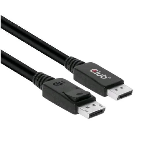 CLUB3D Cavo Displayport 1.4 HBR3 Maschio/Maschio 2m 8K 60Hz Black