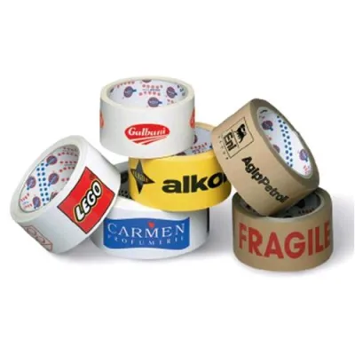 Eurocel Fragile Nastro da Imballo in PP 50MMX66MTCON Scritta Fragile Avana