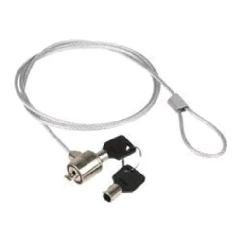 Hamlet Cavo di Sicurezza in Acciaio Rinforzato per Notebook con Lucchetto a Chiave 1.5 m