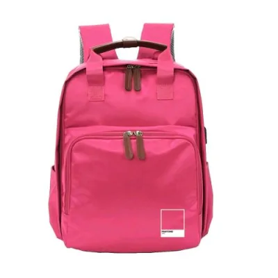 Pantone Zaino per Ntebook da 15.6" in Polietilene Poliuretano 3 Scomparti Rosa