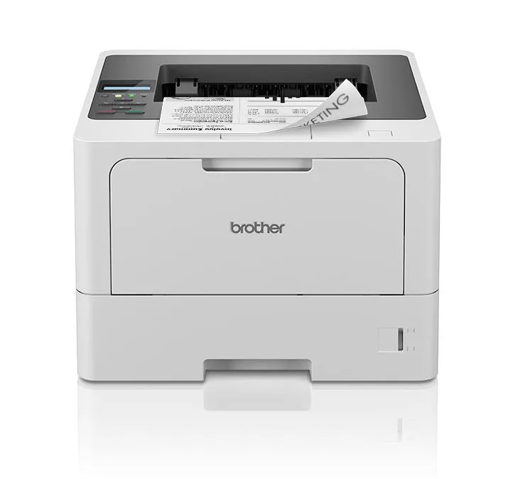Brother HL-L5210DW Stampante Laser B/N A4 Wi-Fi Duplex Cassetto Carta 250 Fogli 256MB USB LAN 48PPM Toner Incluso 3.000 Pagine