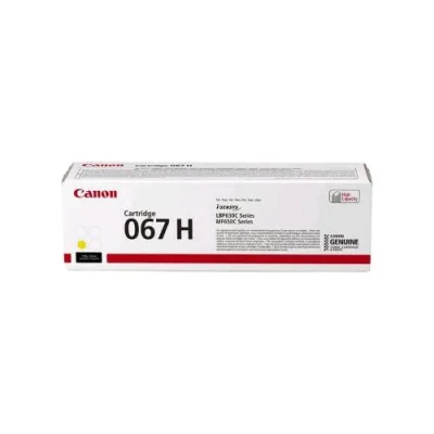 Canon 067 H Toner Giallo per LBP631CW LBP633CDW MF657CDW MF655CDW MF651CW 2.350 Pagine