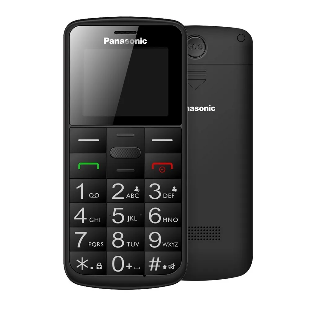 TELEFONO CELLULARE SENIOR KX-TU110E 1,77FUNZIONE SOS FOTOC 0,3MP NERO