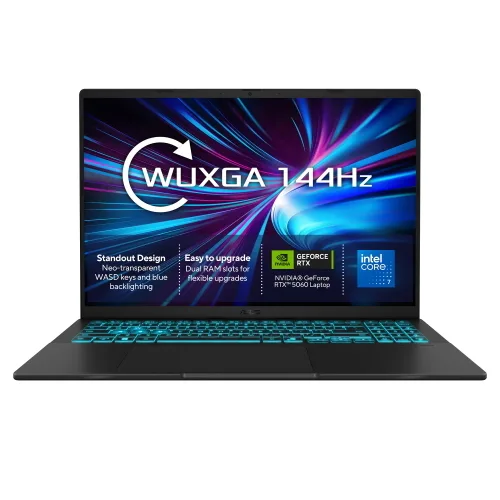 ASUS V16 V3607VM-TK148W 16" Wuxga 144Hz Intel Core Ultra 7 240H RAM 16GB-SSD 1TB NVMe-Nvidia Geforce RTX 5060 8GB-Wi-Fi 6-Win 11 Home Nero (90NB16K1-M00LK0)