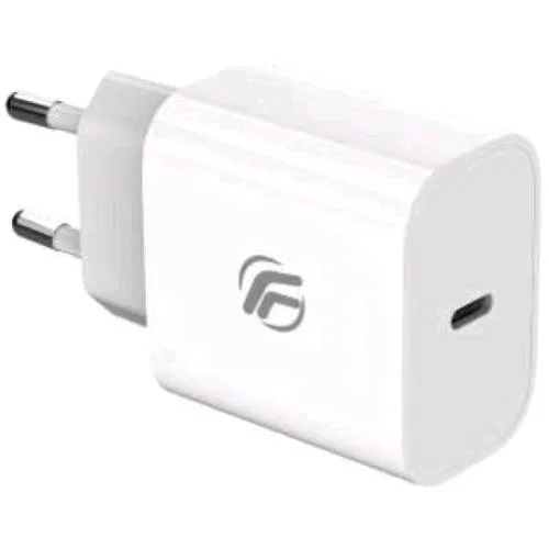 Fenner Caricabatterie da Rete 20 W Fast Charge USB-C Bianco