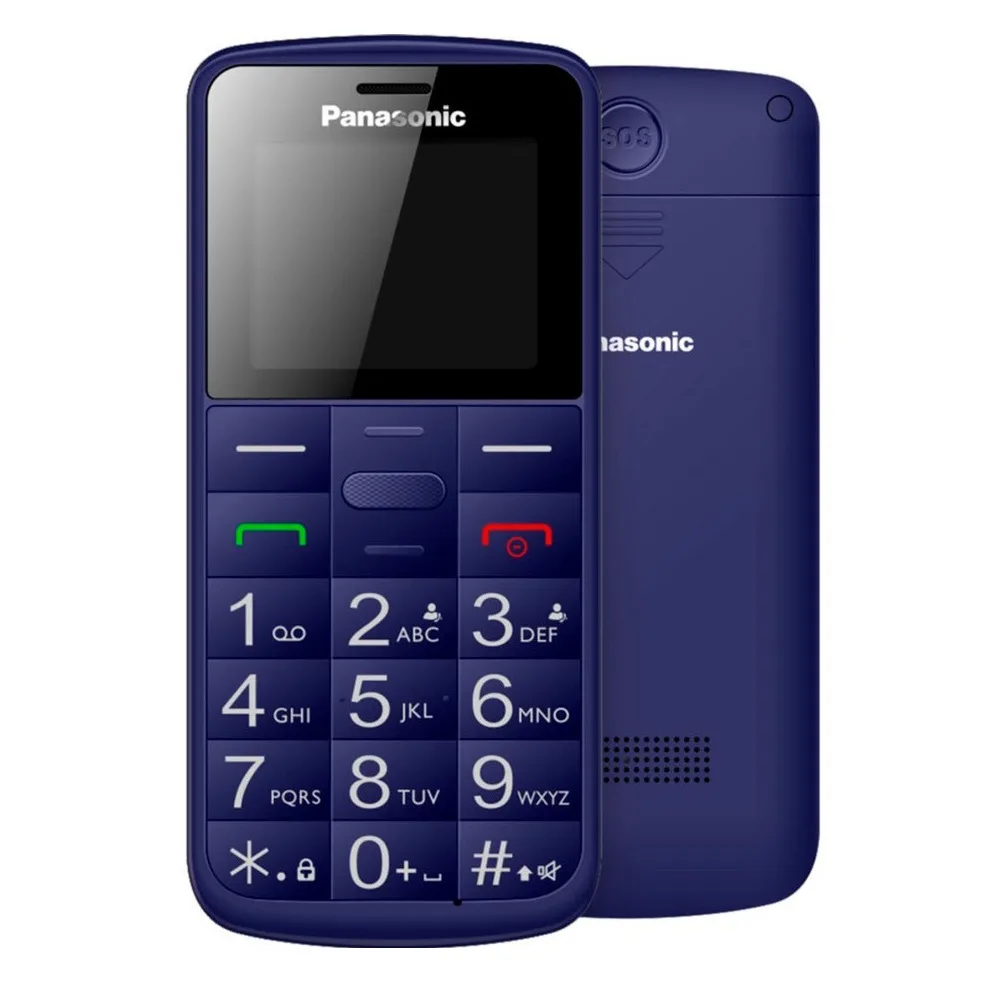 TELEFONO CELLULARE SENIOR KX-TU110E 1,77FUNZIONE SOS FOTOC 0,3MP BLU