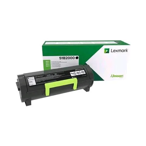 Lexmark 51B2000 Toner Originale Nero per MX317DN / MX417DE / MX517DE 2.500 Pagine
